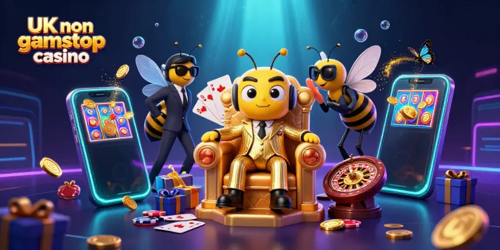 Engage in exciting gameplay at UK non gamstop casino with vibrant slot games and plush characters.