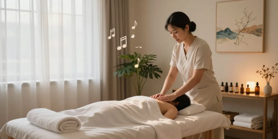 Relaxing massage therapy room for 수원출장안마 services with soothing ambiance.